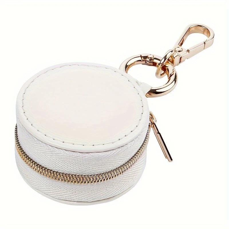 

Jewelry Ring Holder Keychain - Portable Travel Sports Ring Keeper Case - Versatile Display Storage Organizer Box With Key Chain