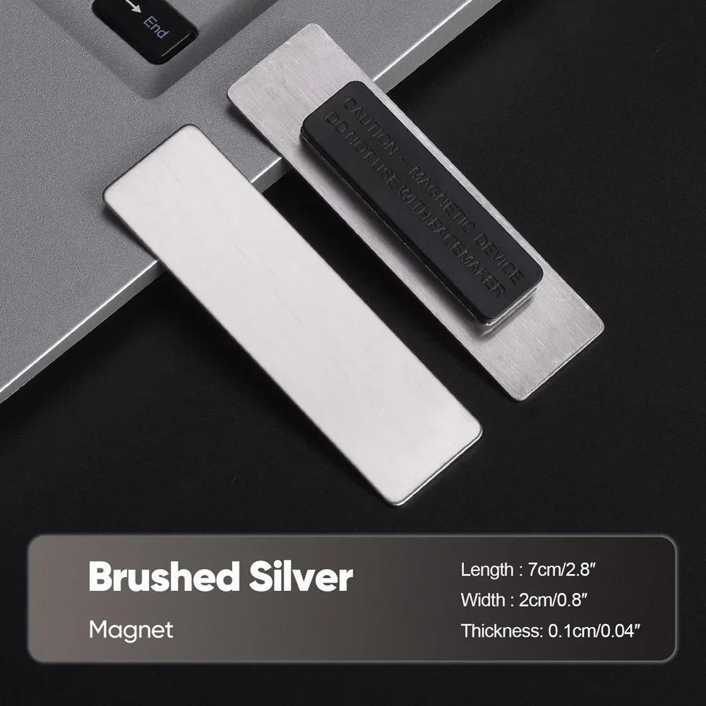 

Изготовленные на заказ магнитные бейджи с гравировкой, персонализированные бейджи с магнитом или булавкой - Металлические бейджи из нержавеющей стали для бизнеса или сотрудников magnetic серебряный