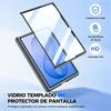 Magnetic Foldable Phone Case with 360° Kickstand, PC TPU and Tempered Glass for Samsung Galaxy Z Fold 8-Black