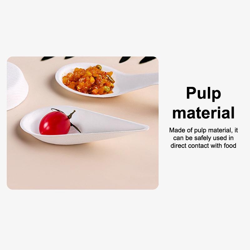 25 Peças Pratos de Degustação Pratos Descartáveis - Compostáveis em Casa Micro-ondas e Congeláveis Saco Branco Polpa de Cana Alimentos