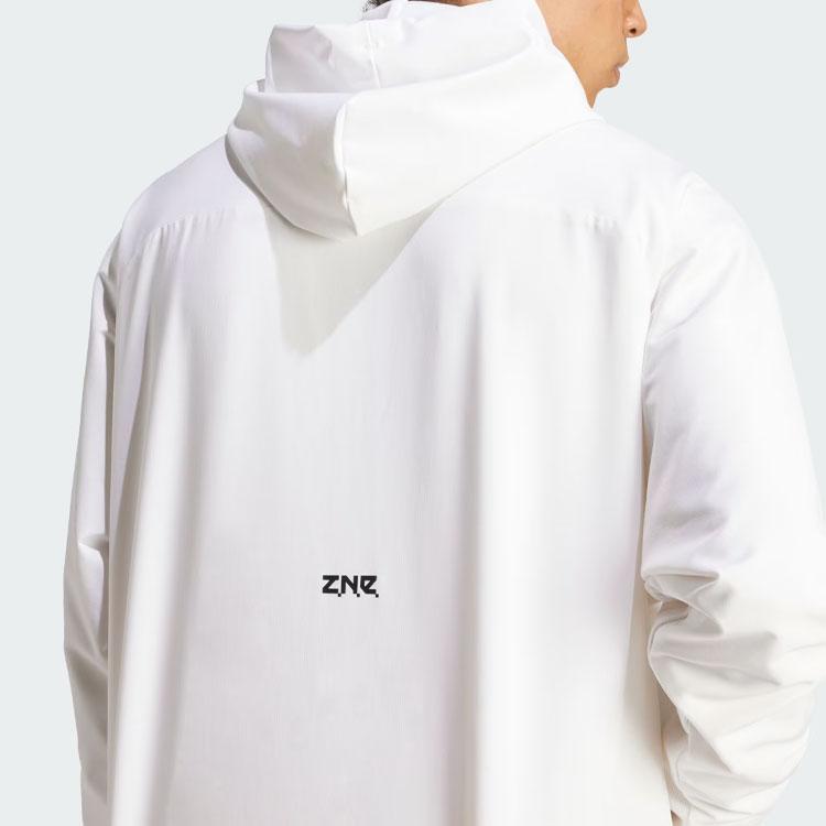 Adidas Z.N.E. Woven Full-Zip Hooded Track Top Men Jacket White IN1843