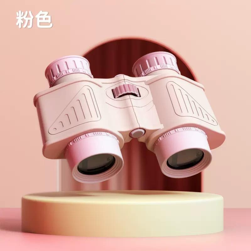 Télescope Jouet pour Enfants Microscope Astronomique Haute Définition et Haute Puissance Ensemble Expérimental Scientifique rose