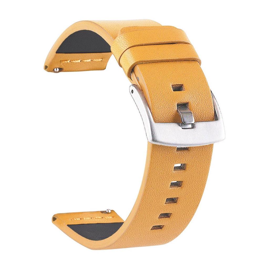 Genuine Leather Watch Strap, Universal Fit for Samsung Gear S3/S2, Huawei, Etc. Available In 20mm/22mm, 4 Sizes