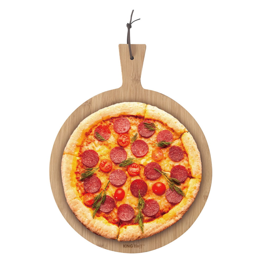 Deska Do Serwowania Pizzy 30cm Bambus KINGHOFF KH-1673