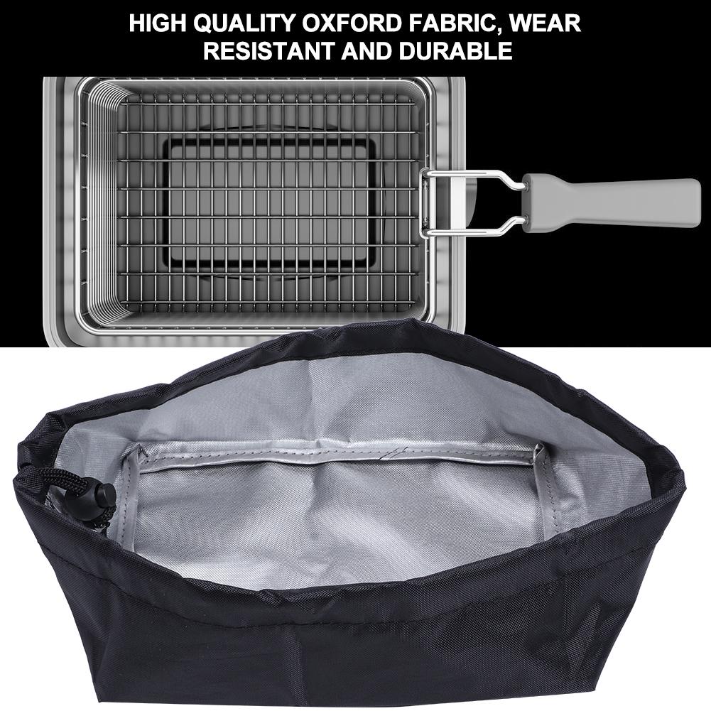 20x15x8cm 420D Oxford Cloth Fryer Dust Cover Frying Machine Outer ive Cover for Home Use