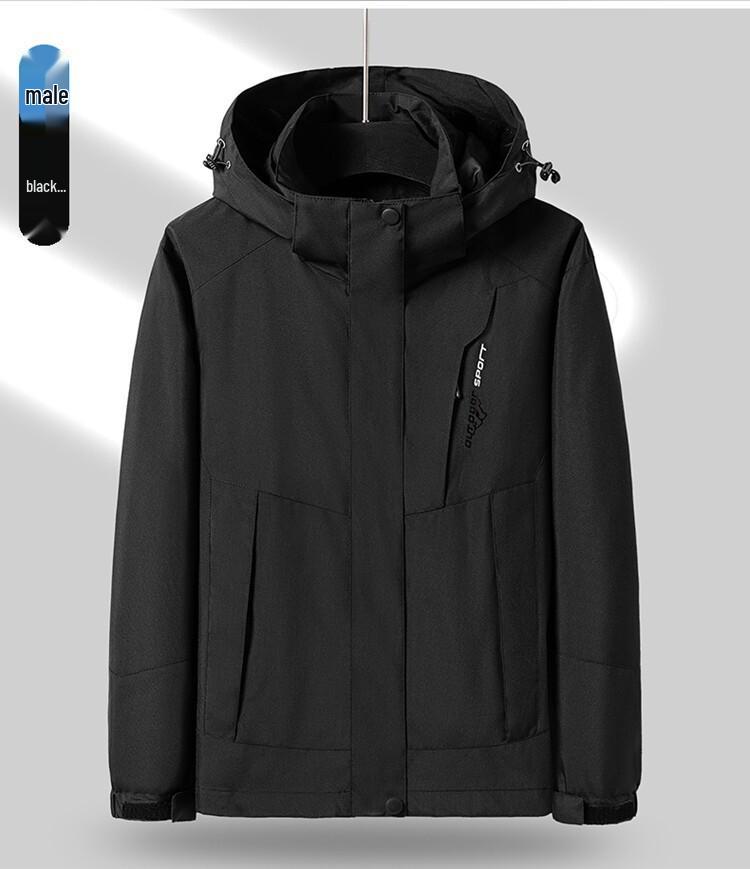 Men's Casual Windproof Thin Shell Jacket: Couple Style Mountaineering Outerwear for Spring and Autumn