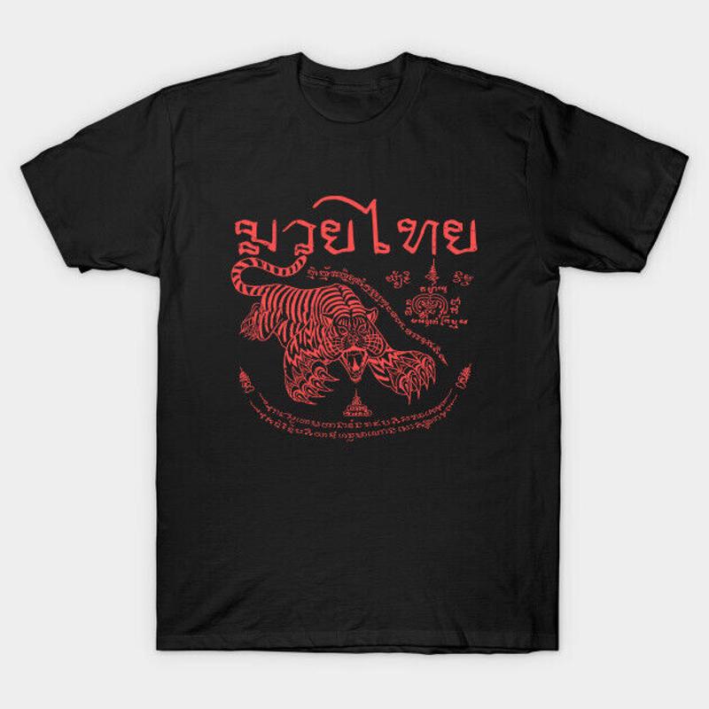 New Muay Thai Tiger Leap Suea Phen Edit Best Quality T Shirt Men's S 5XL