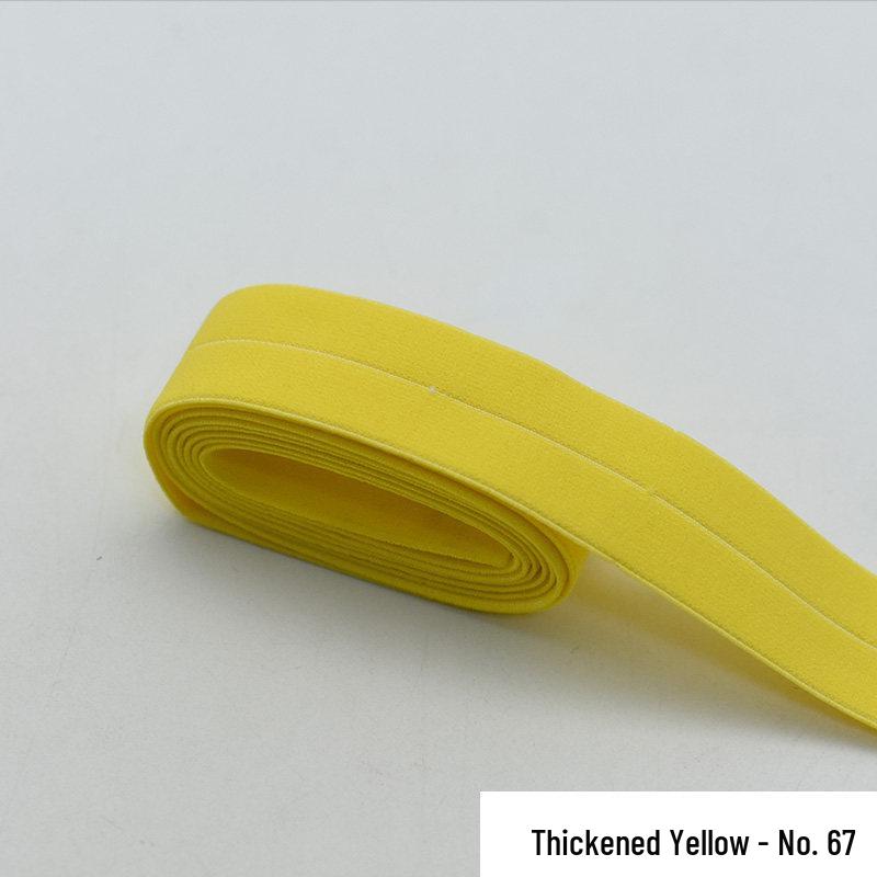 2-2.3cm Thick Elastic Fold-Over Binding Tape for Clothing and Jackets