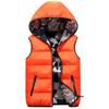 2024 New Girls' Reversible Camouflage Hooded Vest: School Uniform for Middle & Big Kids, Autumn/Winter Cotton