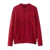 2025 Spring Women's Casual Sweet Knit Cardigan with Rope Knot Buckle
