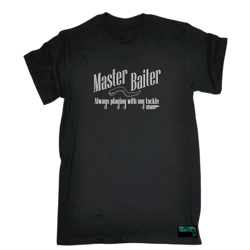 Fishing Dw Master Baiter - Mens Funny Novelty Top Gift T Shirt T-Shirt Tshirts XL