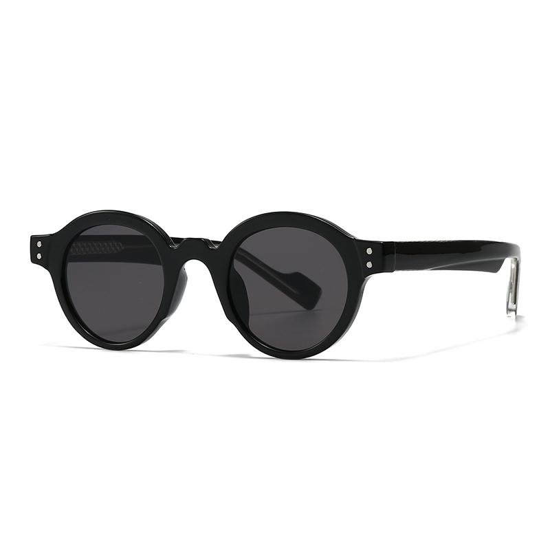 European and American Cross-Border Trendy Street Style Retro Artistic Acrylic Insert Sunglasses Modern Charm Ins Sunglasses 28066