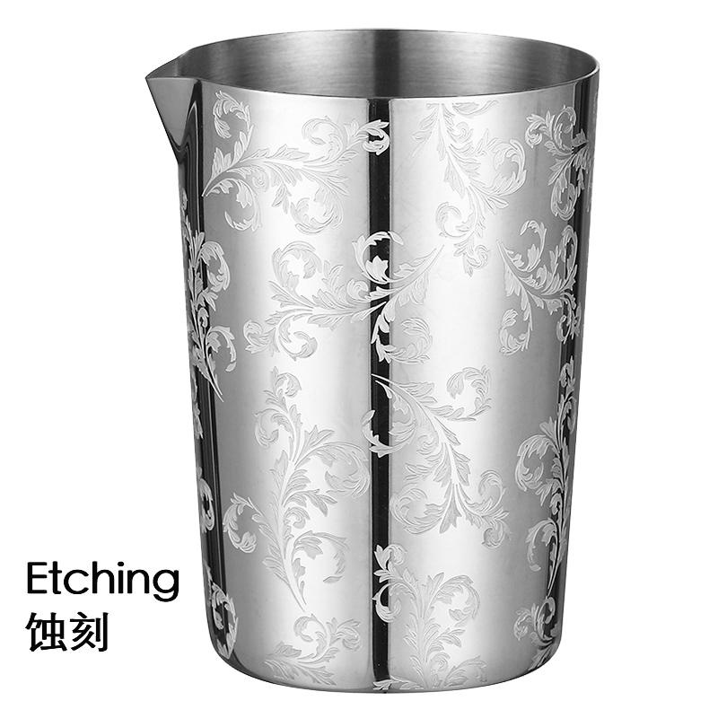 Stainless Steel Stirring Tin 500ml Mixing Glass Preferred by Pros and Amateurs Alike, Make Your Own Specialty Cocktails