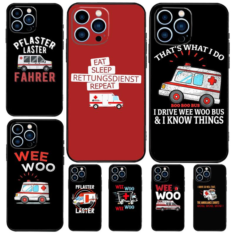 Ambulance EMS EMT Paramedic Case For ZTE Nubia Red Magic 8S 9S 10S 8 9 10 11 Pro Plus 6 7 6S 7S Pro RedMagic 10 Air Cover