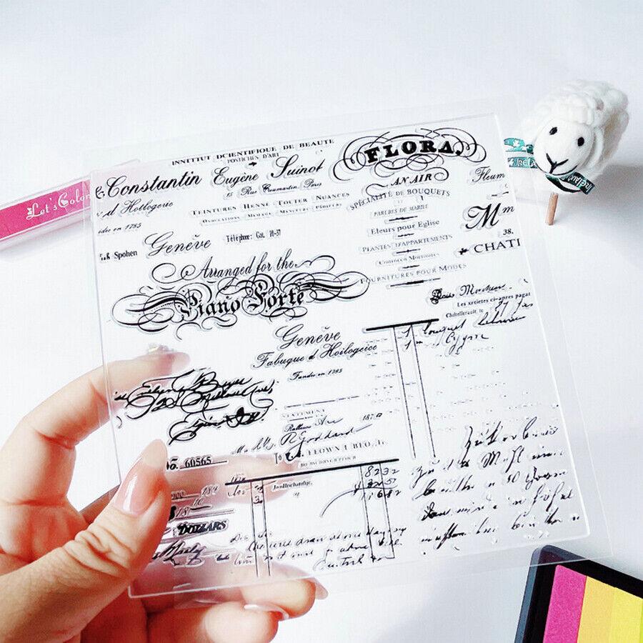 Car Travel Transparent Silicone Clear Stamps for Seal DIY Scrapbooking Album Paper Card Mountain Animal Dog