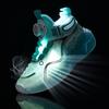Kids Sports Basketball Shoes Boys Breathable Sports Shoes Fashion Rotating Button Night Reflective Girls Sports Shoes