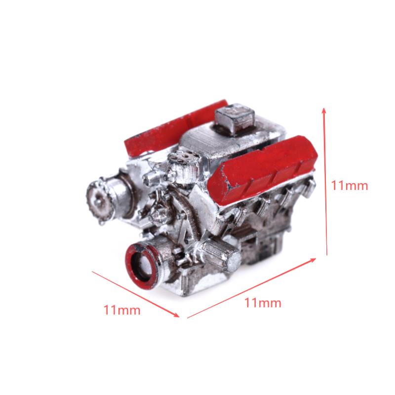 1:64 Engine Model Simulation Micro Garage Scene Ornament for Car Model Display Collector Sand Table Decoration Accessory