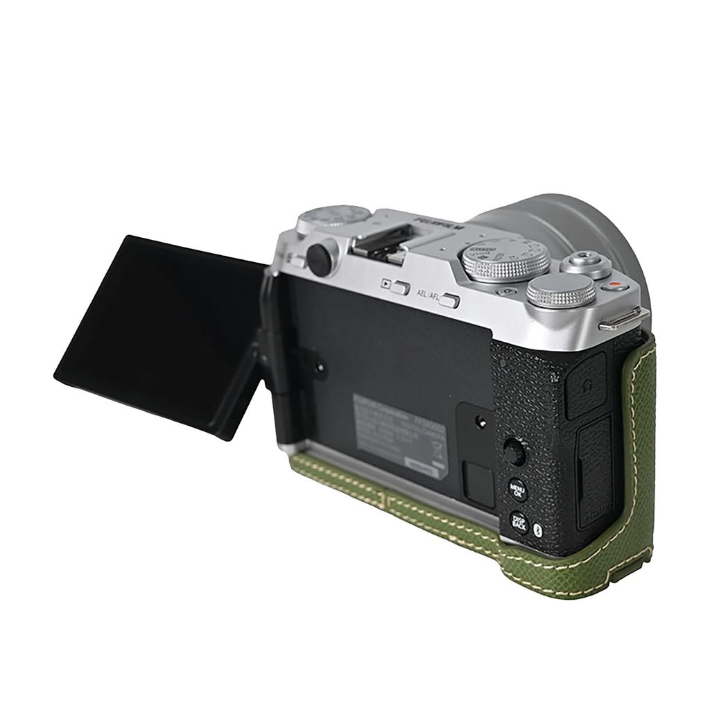 VOVMOEYA kameraveske for Fujifilm med linsedeksel og stropp Fuji XM5 kroppsveske for Fujifilm XM5 kameraveske Kamerabeskyttelsesdeksel PU-skinn med