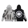 LOSTSHDWS High Quality Heavyweight Pure Cotton Trendy Brand Simple and Fashionable Men's and Women's Zipper Hoodies Hooded Sweatshirts