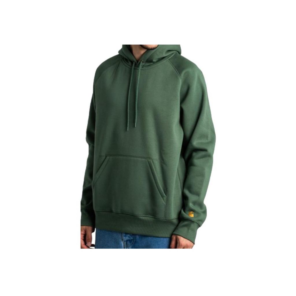 Carhartt WIP Hooded Chase Sweatshirt Unisex Sweatshirt Duck-Green I033661-29Y-XX