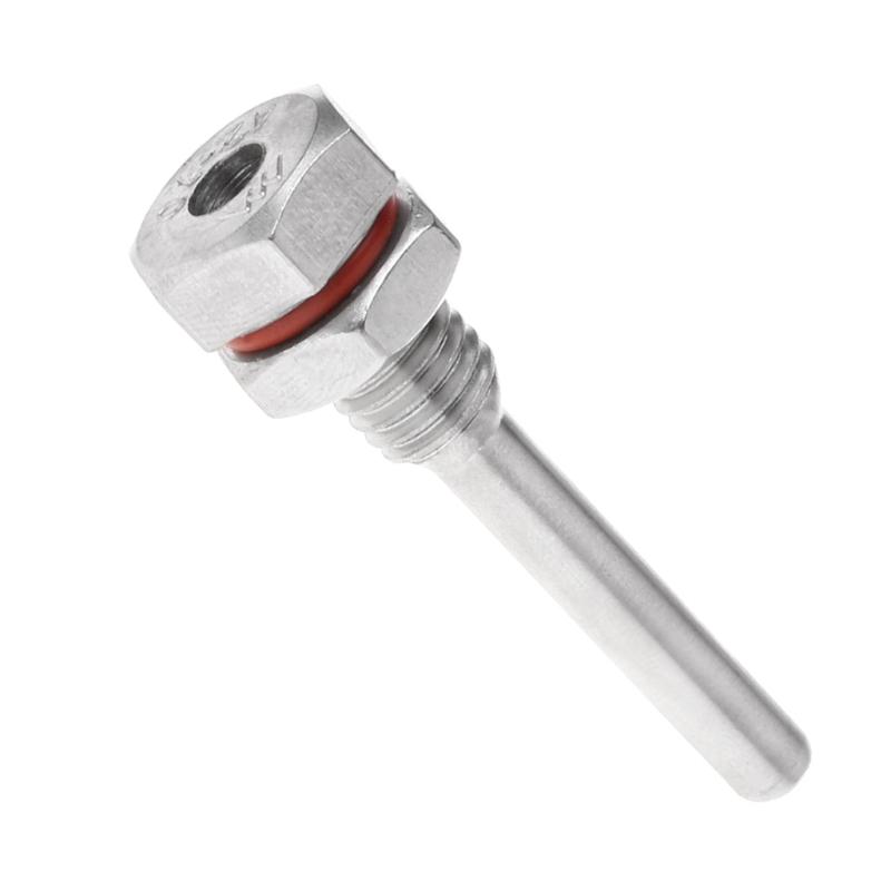 Thermowell Immersion Sleeve Pocket Stainless Steel 304 M10X1.5 for Max 4.5 mm L35-L300mm Drop Ship