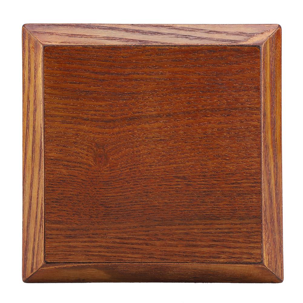 1Pc Square Wooden Sushi Dish Snacks Dried Cake Tray Dessert Plate for Home Tableware(#1)