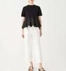 Japanese Style Women's Summer Patchwork Short Sleeve T-Shirt - Versatile Round Neck Top for Plus Sizes