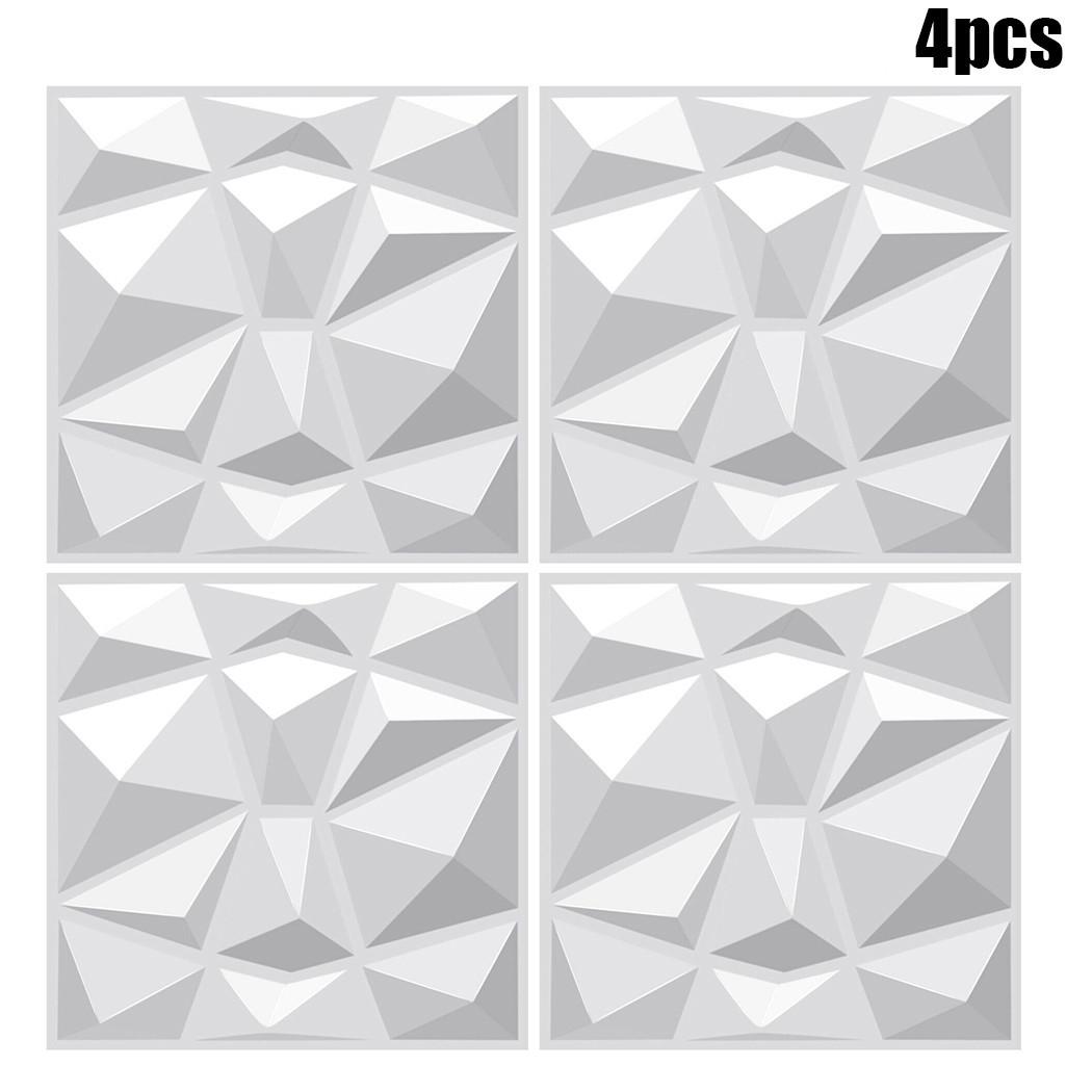 

Decorative Wall Panels Diamond Plastic Tiles 1pcs/4pcs Bedroom Cladding DIY Interior Living Room Background Hot