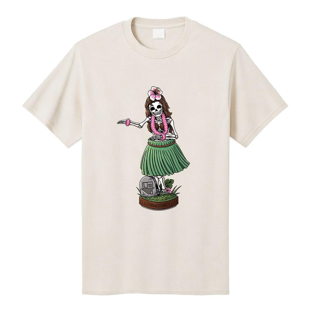 Koszulka z grafiką Hula Girl Zespół The Neighborhood Design NBHD Koszulki Krótki rękaw Bawełna Letnia Unisex Streetwear Damska Koszulka Merch