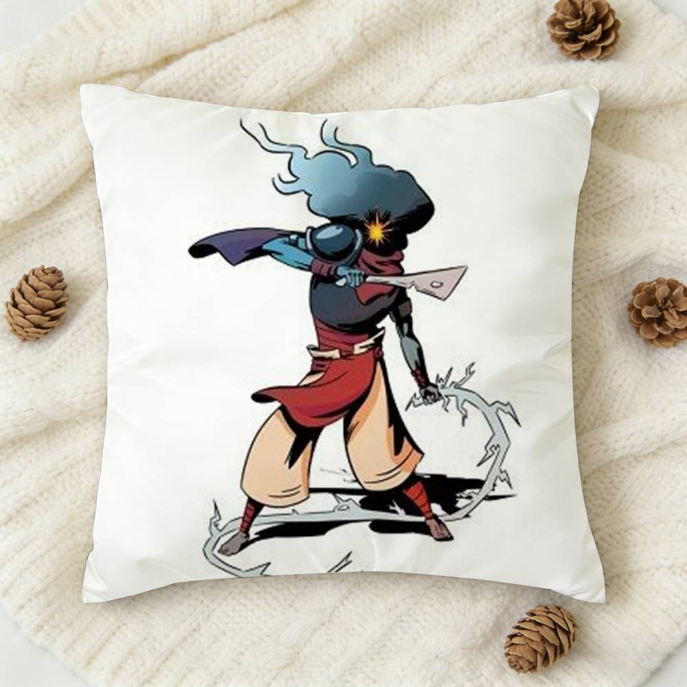 DDead Cells Game Doublesided Printed Square Decorative Cushion Cover for Sofa Living Room Home Decor