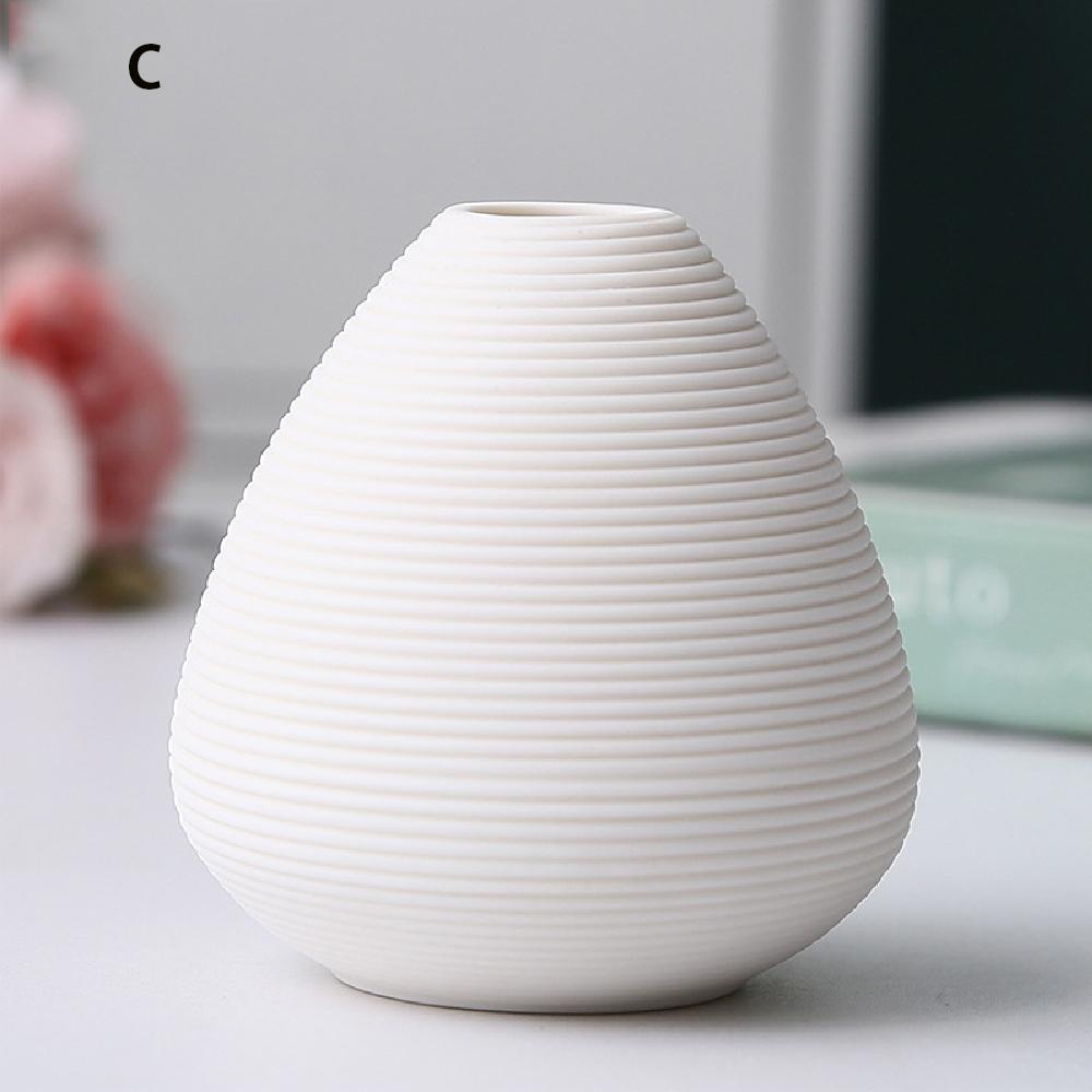 Małe ceramiczne wazony, prosty wystrój domu, dekoracja salonu, doniczki na suche kwiaty, rękodzieło, wazony hydroponiczne