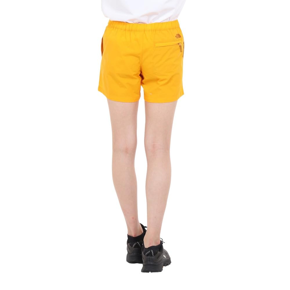 The North Face Versatile Summit Size L Women's Shorts, Lightweight, Water-Repellent, Gold,