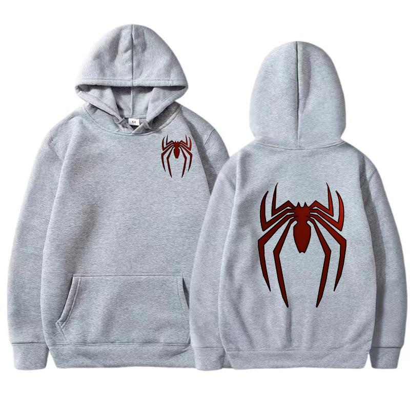 Comfortable Hoodie Street Fashion Spider Print Sportswear Women's Casual Fun Loose Hoodie Spider clothing