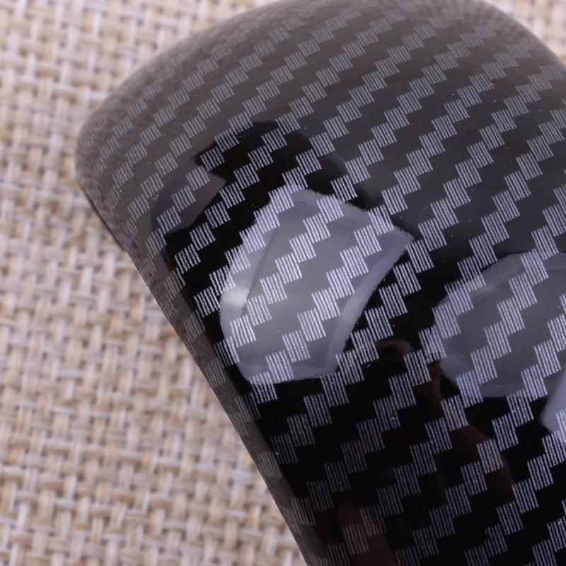 Carbon Fiber Style Gear Shift Lever Knob Cap Cover Trim Fit For Mazda 3 BP CX-30 DM