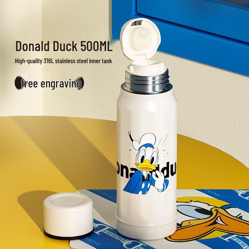 Germ Donald Duck Kids 316 Stainless Steel Insulated Water Bottle, 500ml