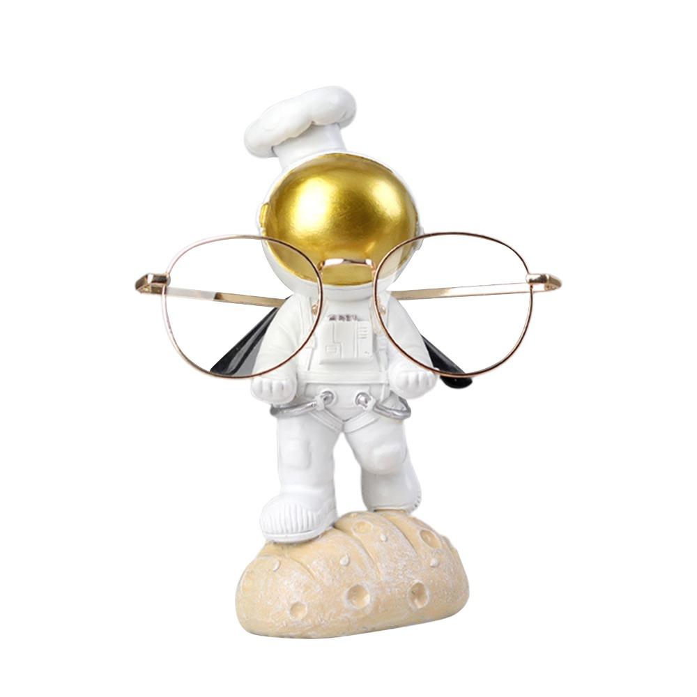 17*7cm Astronaut Glasses Holder Resin Creative Sculpture Stand For Nightstand