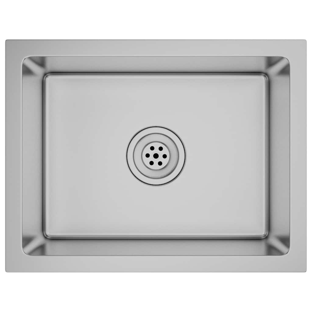Handcrafted Built In Sink Stainless Steel