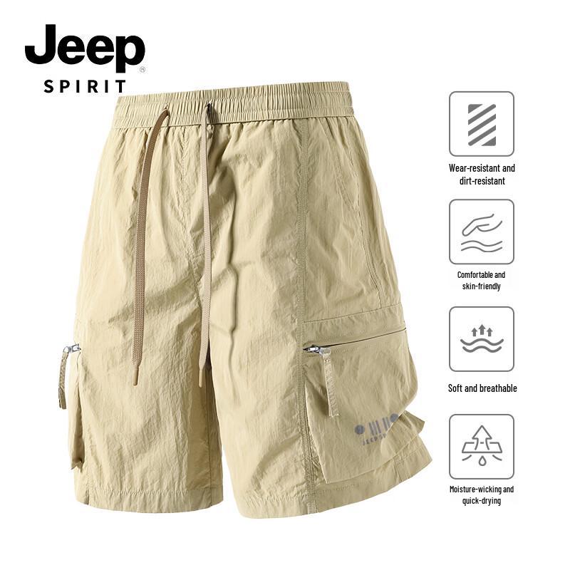 JEEP SPIRIT Men s Casual Lightweight Breathable Shorts 5XL