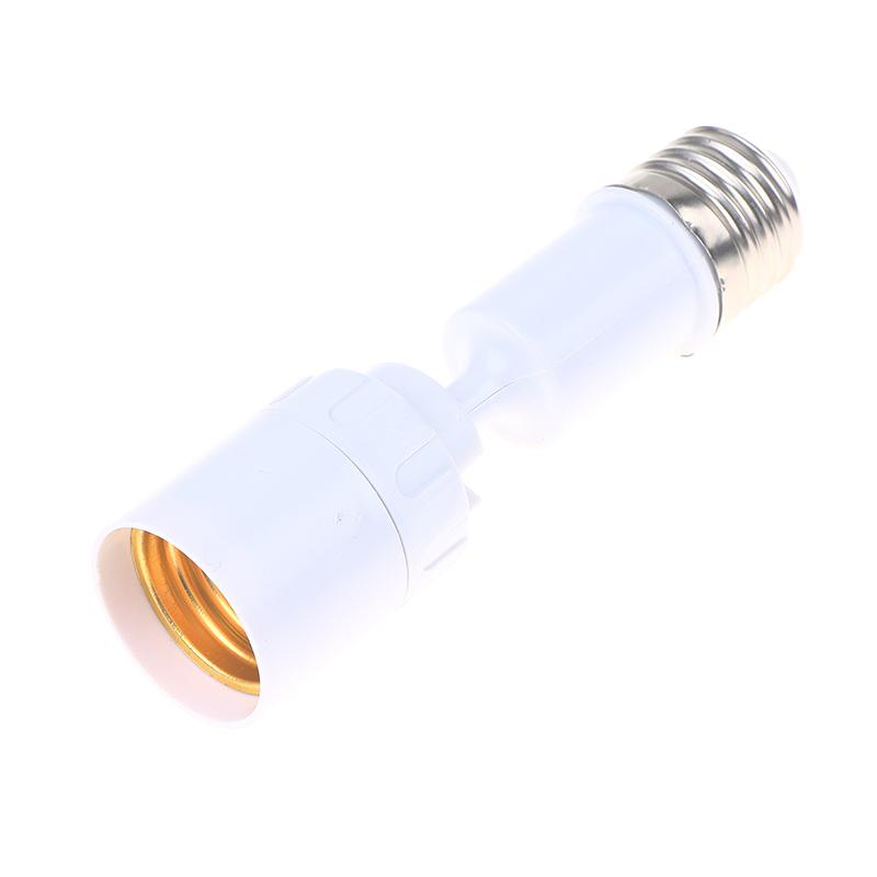Universal E27 To E27 Led Light Bulb Socket Extender Adapter 360 Degree Rotatable Light Fixture E27 Adjustable Light Bulb Base