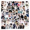 Ding Yuxi Handsome Star Stickers: 100 Waterproof, Removable Sheets for Phone Decoration.