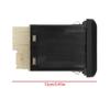 Premium Aluminum Alloy Auxiliary Interface For Seamless Stereo Connectivity In Car Stereo Systems Plug Play Design 26206247 20868796