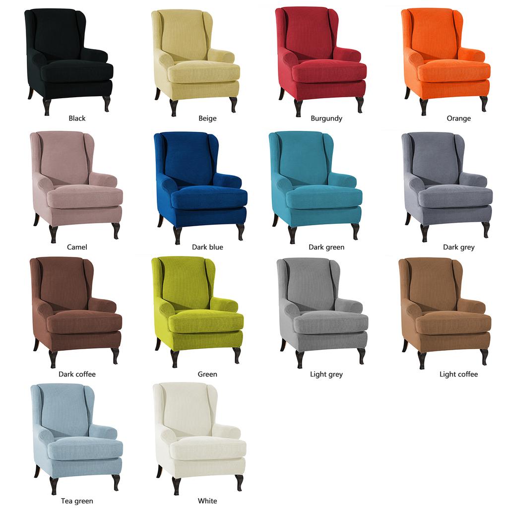 Wing Covers Sofa Elastic Chair Fabric Stretch Couch Slipcover Polyester Spandex Furniture Protector
