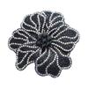 DIY Craft Rhinestone Flower Patches Sparkling Rose Brooch Fabrics Sew-On Applique  Sewing Supplies