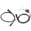 Marine for NMEA 2000 Starter Kit 1m Power Cable with Fuse Male Female Terminator T Connector for Lowrance Networks