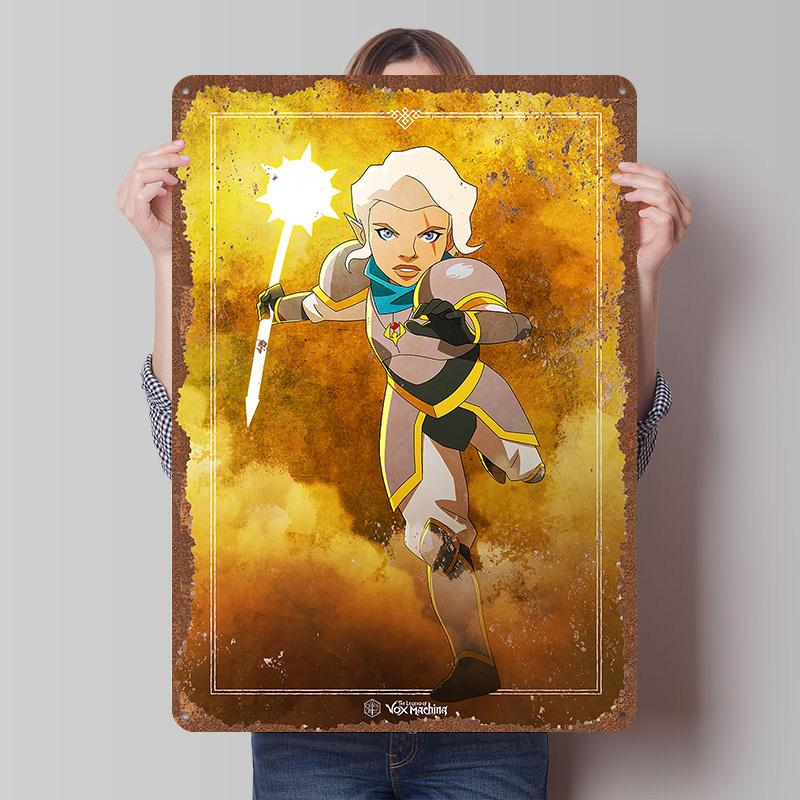 The Legend of Vox Machina Tinplate Posters Customizable Wall Art Retro Vintage Metal Tin Signs for Home and Decoration Gaming