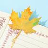 4Pcs Fall Leaves Themed Metal Bookmarks with Chain Pendant Books Page Marker Reading Aid for Book Lover Readers Writers