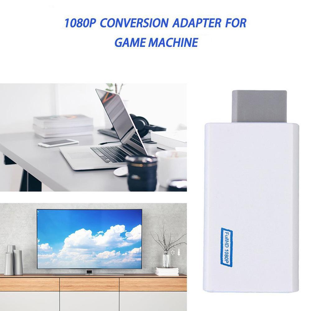 1080P Wii2 HDMI-compatible Converter Wii to HDMI-compatible Adapter Full HD 3.5mm Audio for PC HDTV Monitor Display Dropshipping