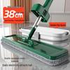 Effortless Hands-Free Mop with Bucket - Lazy Floor Cleaning, Folding Flat Mop, One-Wipe Clean, No-Wash Needed