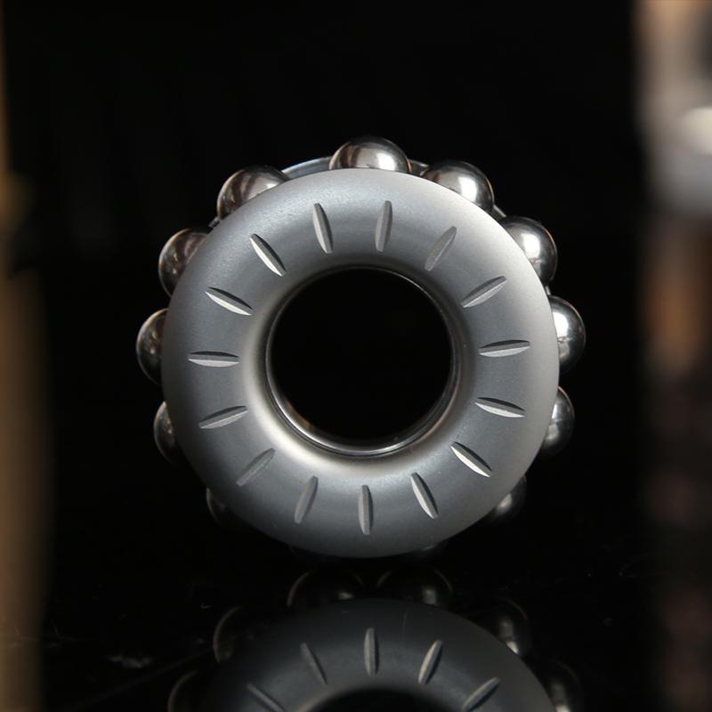 Stainless Steel Mechanical Fidget Ratchet Ring EDC Toy Haptic Fingertip Metal Stress Spinner Fidget Toys Adult Gifts