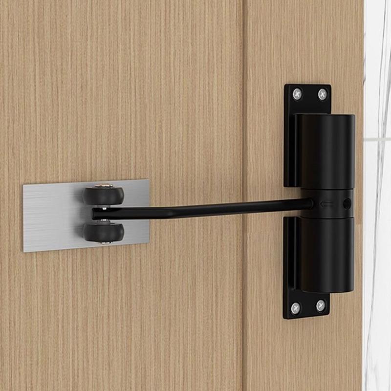 Durable Aluminum Alloy Door Closing Device Adjustable Gate Closing System Door Closure Suitable for Wooden & Fire Doors